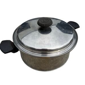 11" Lifetime T304 CC Waterless Cookware Stainless 6 Quart Dutch Oven West Bend